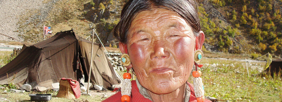 Nomad people at Limi Valley. photo by Lila